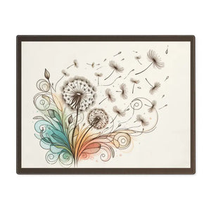 Cotton Placemat - Vibrant Dandelions Design - Dipaliz - 18’’ × 14’’ - Placemats