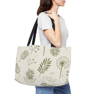 Bags - Stylish Sustainable Fashion Tote Bag Black Cotton Handles - Dipaliz 24’’ × 13’’