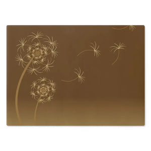 Dandelions Dispersal Cutting Board Tempered Glass Kitchen - Dipaliz - Boards