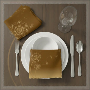 Dandelions Dispersal Napkins – Polyester Set of 4 - Dipaliz - Cloth