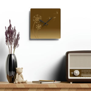 Dandelions Dispersal Wall Clock – Acrylic Decor - Dipaliz - Clocks