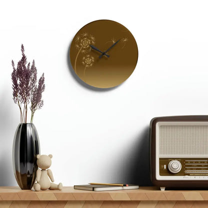 Dandelions Dispersal Wall Clock: Nature’s Timeless Charm! - Home Decor