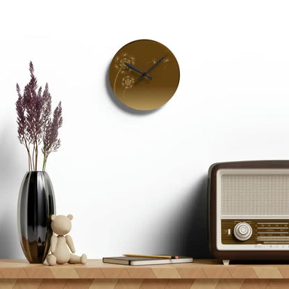 Dandelions Dispersal Wall Clock: Nature’s Timeless Charm! - Home Decor