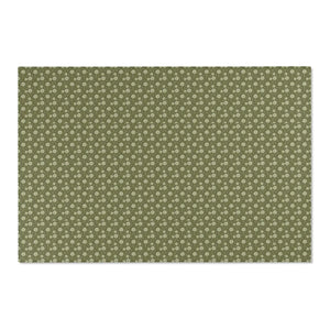 Green Dandelions Rug – Polyester Chenille - Dipaliz - Rugs