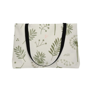 Dandelion Sustainable Fashion Bag - Black Cotton Handles - Dipaliz - Tote Bags