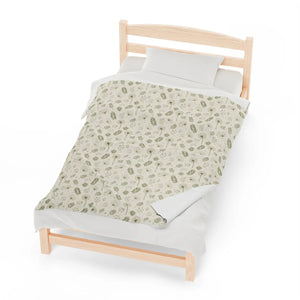 Luxe Dandelions Velveteen Blanket – Soft Decor - Dipaliz - Blankets