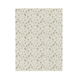 Luxe Dandelions Velveteen Blanket – Soft Decor - Dipaliz - Blankets