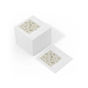 White Coined Napkins – 3 Ply Paper Spring Napkin - Dipaliz