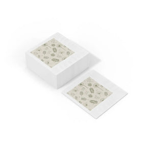 White Coined Napkins – 3 Ply Paper Spring Napkin - Dipaliz