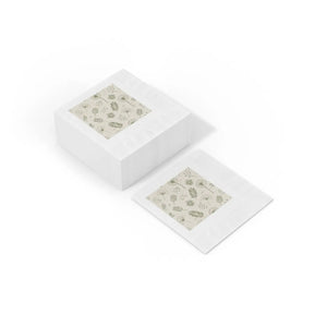 White Coined Napkins – 3 Ply Paper Spring Napkin - Dipaliz