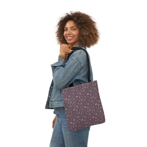 Mauve Canvas Tote - 5-color Straps Polyester - Dipaliz - Shopping Totes