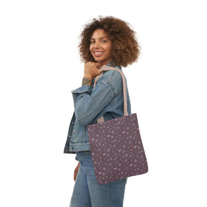 Mauve Canvas Tote - 5-color Straps Polyester - Dipaliz - Shopping Totes