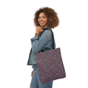 Mauve Canvas Tote - 5-color Straps Polyester - Dipaliz - Shopping Totes