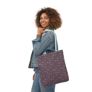 Mauve Canvas Tote - 5-color Straps Polyester - Dipaliz - Shopping Totes