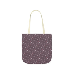 Mauve Canvas Tote - 5-color Straps Polyester - Dipaliz - Shopping Totes