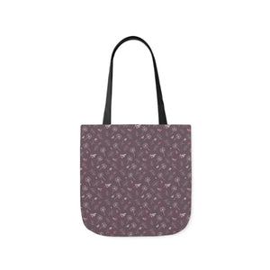Mauve Canvas Tote - 5-color Straps Polyester - Dipaliz - Shopping Totes