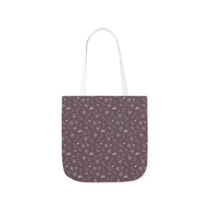 Mauve Canvas Tote - 5-color Straps Polyester - Dipaliz - Shopping Totes