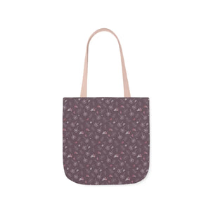 Mauve Canvas Tote - 5-color Straps Polyester - Dipaliz - Shopping Totes