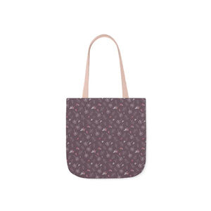 Mauve Canvas Tote - 5-color Straps Polyester - Dipaliz - Shopping Totes
