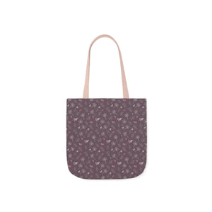 Mauve Canvas Tote - 5-color Straps Polyester - Dipaliz - Shopping Totes