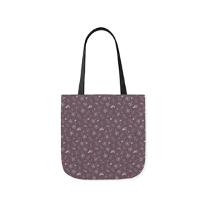 Mauve Canvas Tote - 5-color Straps Polyester - Dipaliz - Shopping Totes