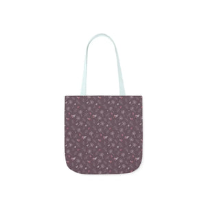 Mauve Canvas Tote - 5-color Straps Polyester - Dipaliz - Shopping Totes