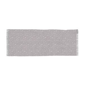 Mauve Light Scarf Dandelion Pattern Polyester - Dipaliz - Scarves & Shawls