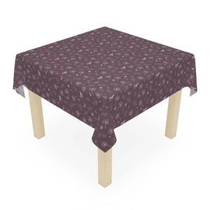 Mauve Tablecloth – Polyester Fabric Square - Dipaliz - Tablecloths