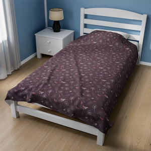 Custom Luxurious Velveteen Blanket – Unique Home - Dipaliz - Blankets
