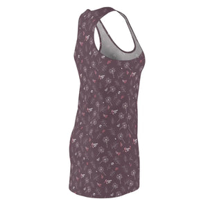 Mauve Racerback Dress – Dandelion Polyester - Dipaliz - Dresses - Xs