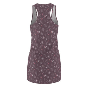 Mauve Racerback Dress – Dandelion Polyester - Dipaliz - Dresses - Xs