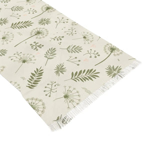 Chic Lightweight Scarf - Dandelions and Leaves Print - Dipaliz - Scarves & Shawls