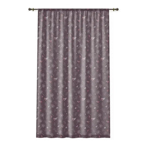 Dandelions Window Curtain - Mauve Home Decor - Dipaliz - Sheer / White / 50’’ × 84’’ - Curtains
