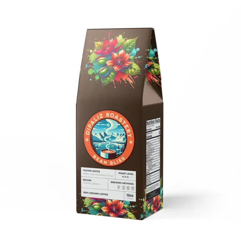 Dark Chocolate Citrus Delight: Revitalize with Medium Roast Coffee - Ground / 12oz Food & Beverages