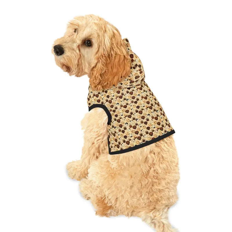 Dashing Dog Hoodie: Chic Pup Fashion Made Cool with Print - Pets