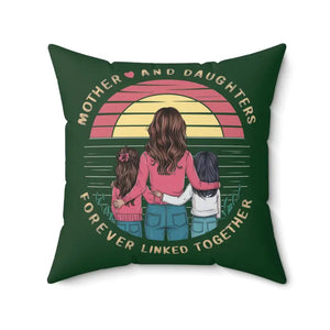 Daughters are Forever Polyester Square Throw Pillow - Dipaliz - 20’’ × - Pillows