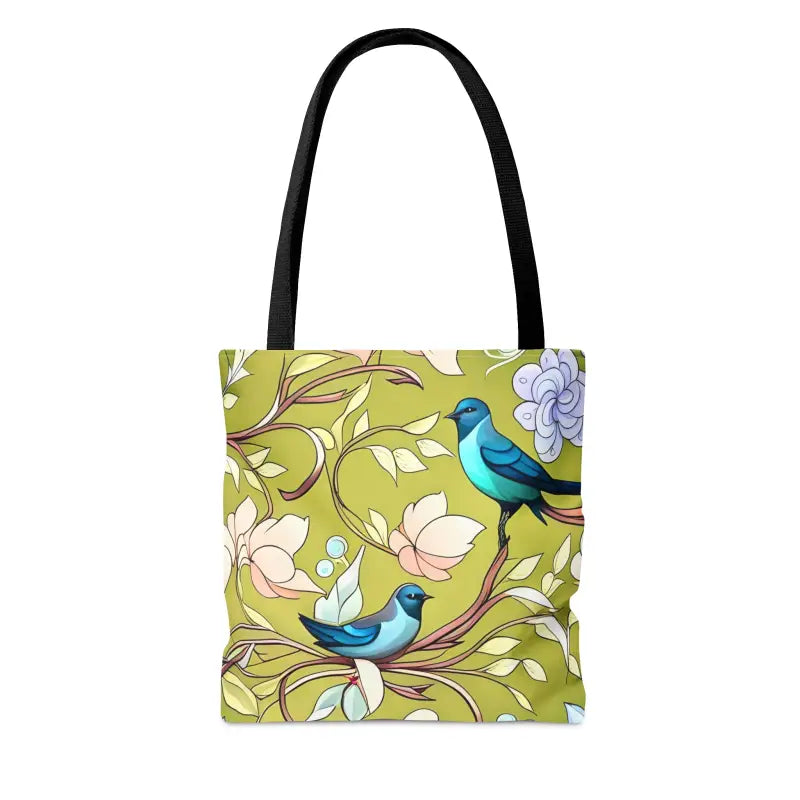 Steal the Spotlight with Birds Pattern Aop Tote Bag - Bags