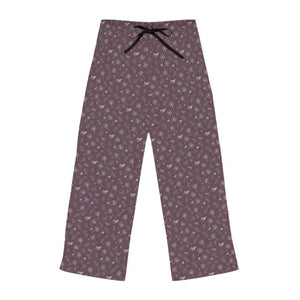 Mauve Womens Pajama Pants - Soft Loungewear - Dipaliz - Pajamas