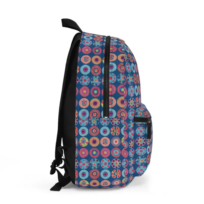 Turn Heads with this Colorful Pattern Backpack! - one Size Bags