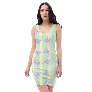 Dragon Fly Sublimation Cut Sew Dress - Vibrant Fashion - Dipaliz - Xs - Dresses