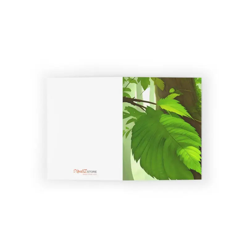 Elevate Gift-giving with Eco-friendly Foliage Greeting Cards - Paper Products