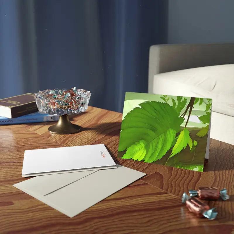 Elevate Gift-giving with Eco-friendly Foliage Greeting Cards - Paper Products