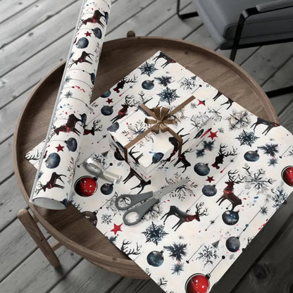 Dazzle with Christmas-themed Gift Wrap Papers Today! - 30’’ x 144’’ / Matte Home Decor