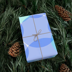 Gift Wrap Papers Circles Blue Chic Style - Dipaliz - Wrapping Paper
