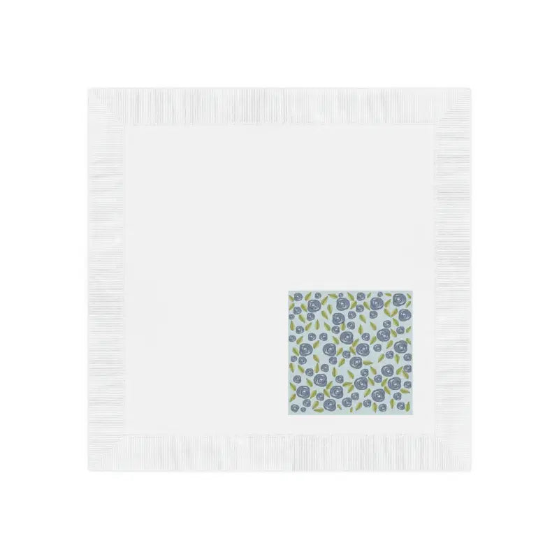 Dazzle your Guests with Luxurious White Coined Paper Napkins - Home Decor