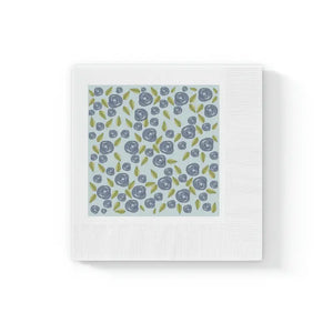 White Coined Paper Napkins - Elegant Table Decor - Dipaliz - 6.5’’ x / 100 Pcs