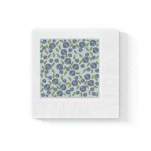 White Coined Paper Napkins - Elegant Table Decor - Dipaliz - 6.5’’ x / 50 Pcs