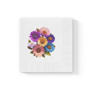 White Coined Napkins - Elegant Eco-friendly Paper - Dipaliz - 6.5’’ x / 50 Pcs