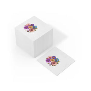 White Coined Napkins - Elegant Eco-friendly Paper - Dipaliz