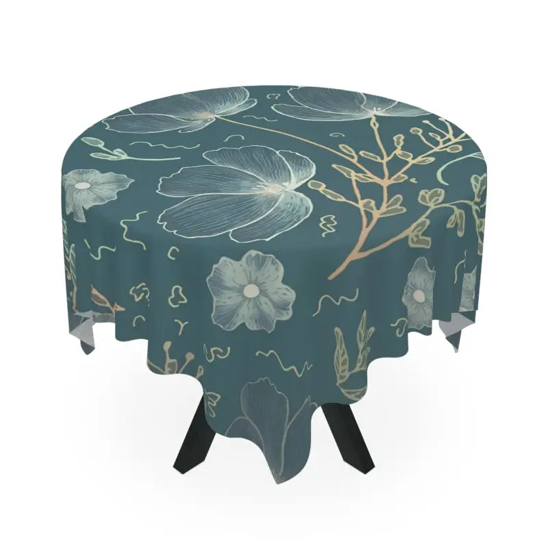 Dazzle Guests with our Quirky One-sided Tablecloth - one Size / White Home Decor